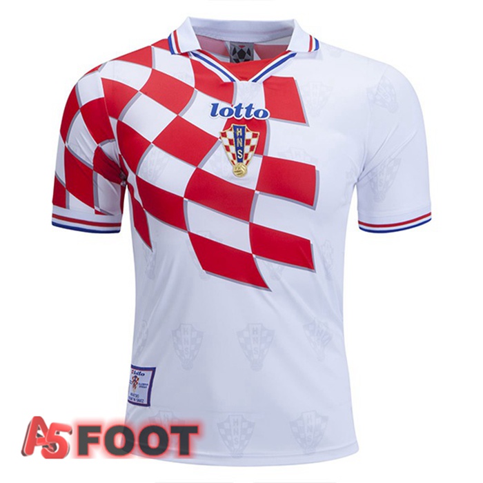 Maillot de Foot Croatie Retro Domicile 1998