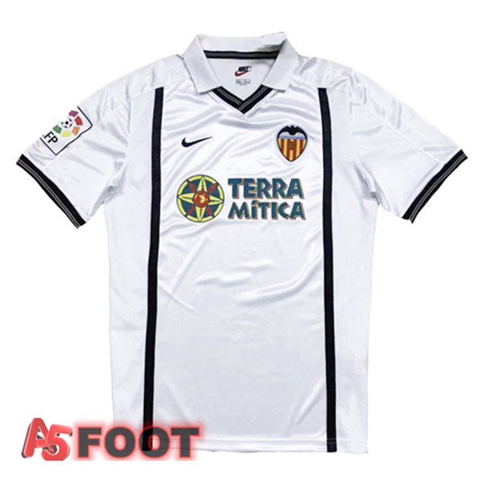 Maillot de Foot Valencia CF Retro Domicile 2000 2001