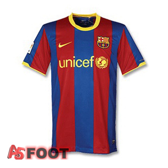 Maillot de Foot FC Barcelone Retro Domicile 2010 2011