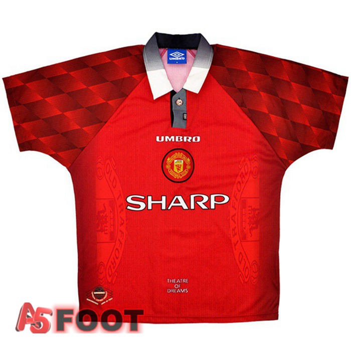 Maillot de Foot Manchester United Retro Domicile 1996
