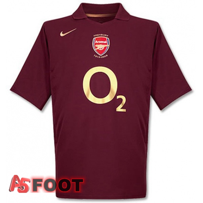 Maillot de Foot Arsenal Retro Domicile 2005-2006