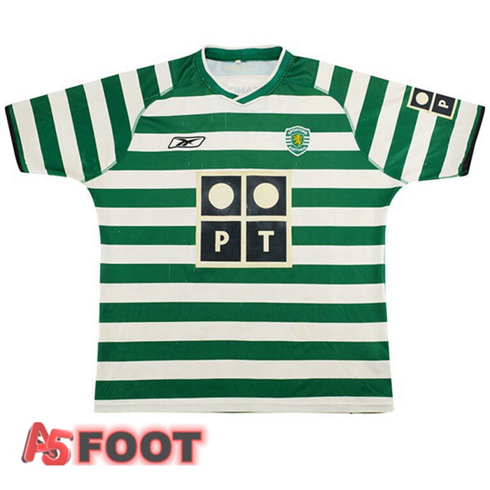 Maillot de Foot Sporting CP Retro Domicile 2003 2004