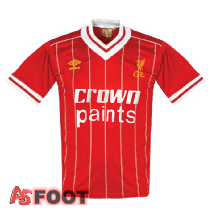 Maillot de Foot FC Liverpool Retro Domicile Rouge 1983-1984