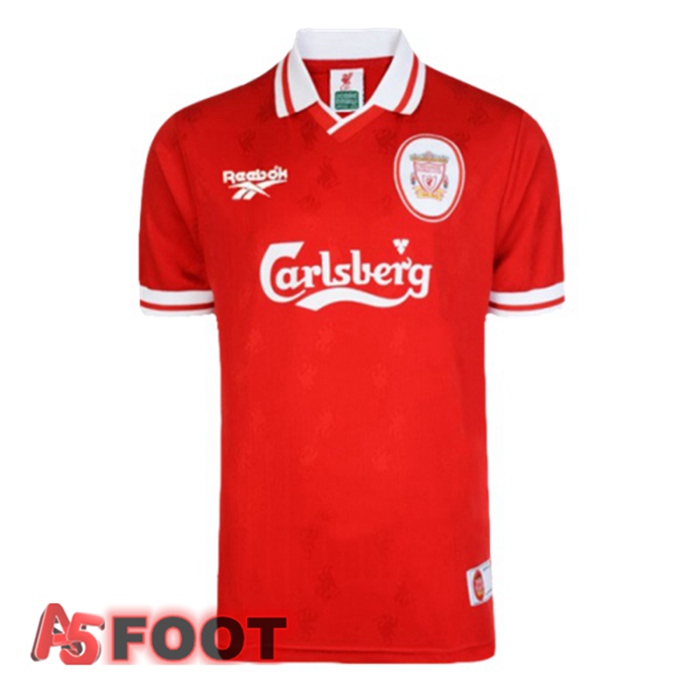 Maillot de Foot FC Liverpool Retro Domicile Rouge 1996-1997
