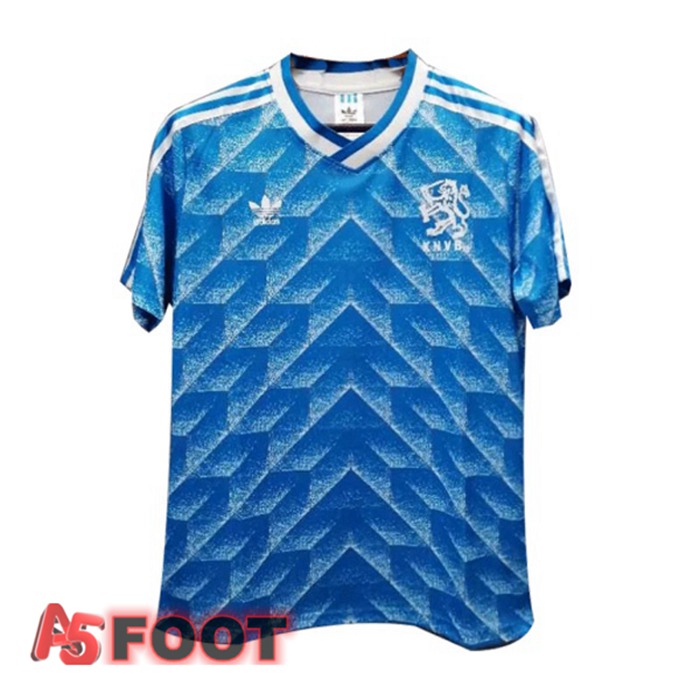 Maillot de Foot Pays-Bas Retro Exterieur Bleu 1988