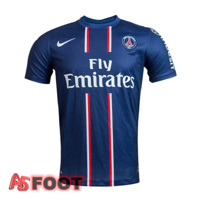 Maillot de Foot Paris PSG Retro Exterieur Bleu 2012-2013