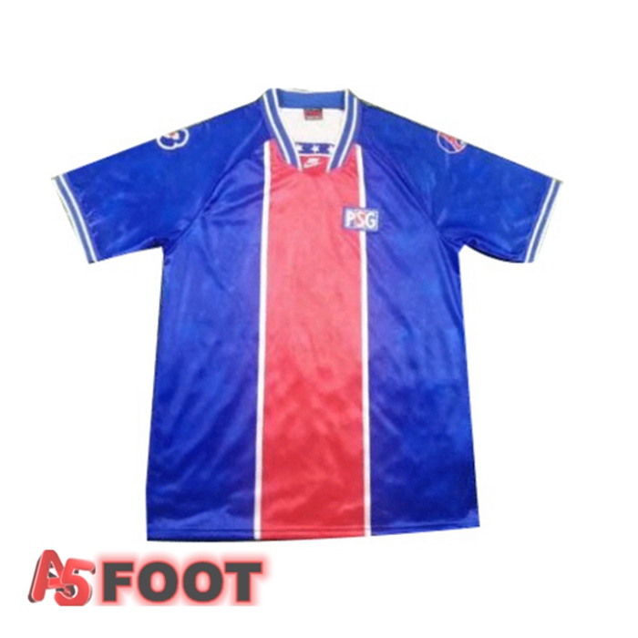 Maillot de Foot Paris PSG Retro Domicile Bleu 1994-1995