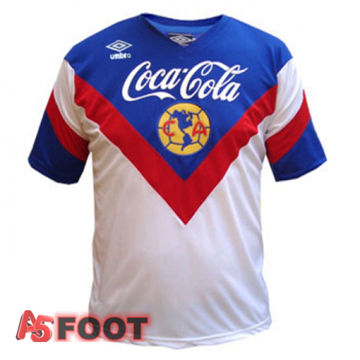 Maillot de Foot Club America Retro Exterieur Blanc 1993-1994