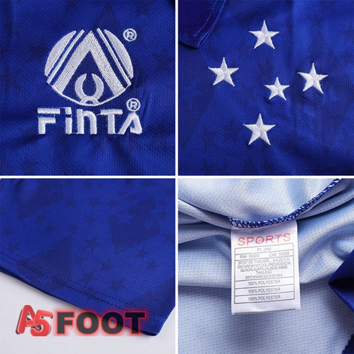 Maillot de Foot Cruzeiro EC Retro Domicile Bleu 1993-1994