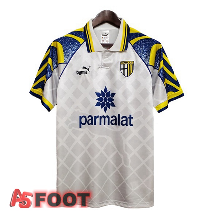 Maillot de Foot Parma Calcio Retro Domicile Blanc 1995-1997