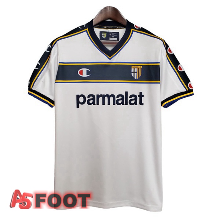 Maillot de Foot Parma Calcio Retro Exterieur Blanc 1995-1997