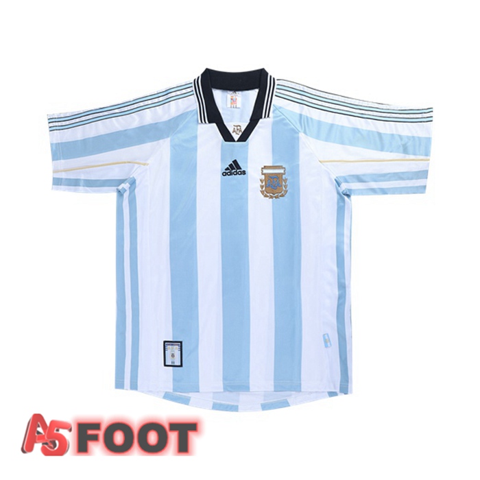 Maillot de Foot World Cup Argentine Retro Domicile Bleu 1998