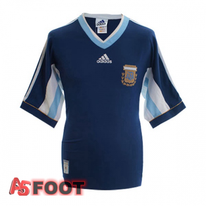 Maillot de Foot World Cup Argentine Retro Exterieur Bleu 1998