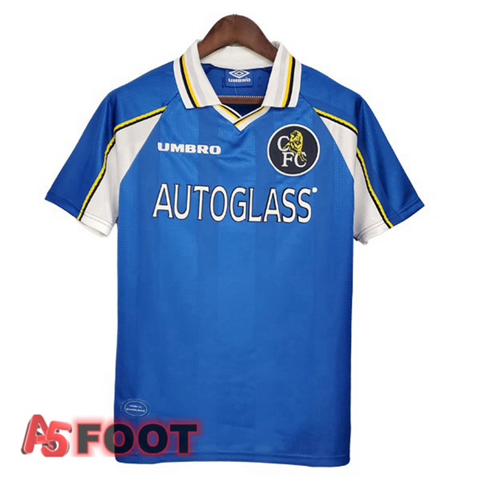 Maillot de Foot FC Chelsea Retro Domicile Bleu 1997-1999