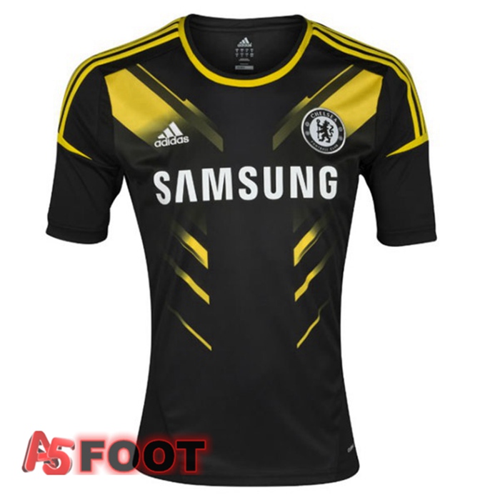Maillot de Foot FC Chelsea Third Retro Noir 2012-2013