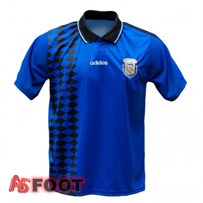 Maillot de Foot World Cup Argentine Retro Exterieur Bleu 1994
