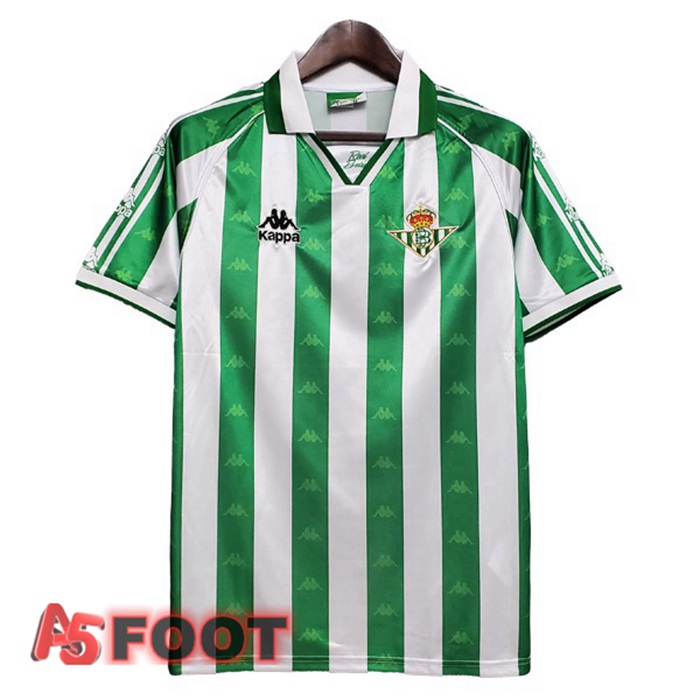 Maillot de Foot Real Betis Retro Domicile Vert 1995-1997