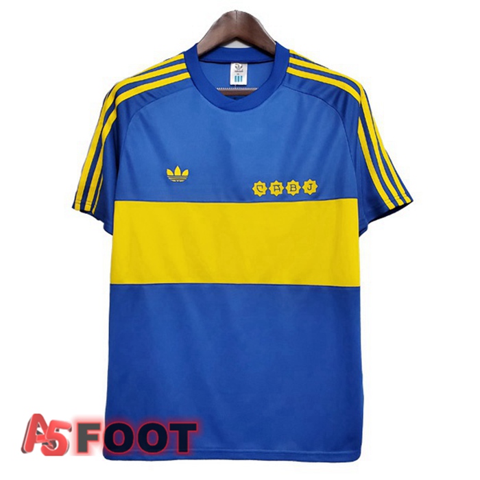 Maillot de Foot Boca Juniors Retro Domicile Bleu 1981