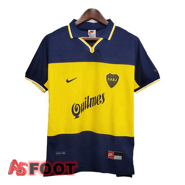 Maillot de Foot Boca Juniors Retro Domicile Bleu 1999