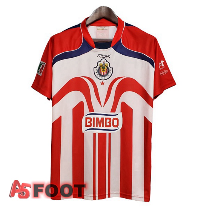 Maillot de Foot CD Guadalajara Retro Domicile Rouge 2006-2007