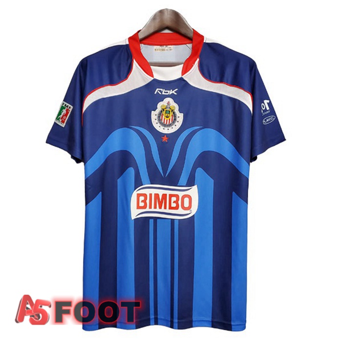 Maillot de Foot CD Guadalajara Retro Exterieur Bleu 2006-2007