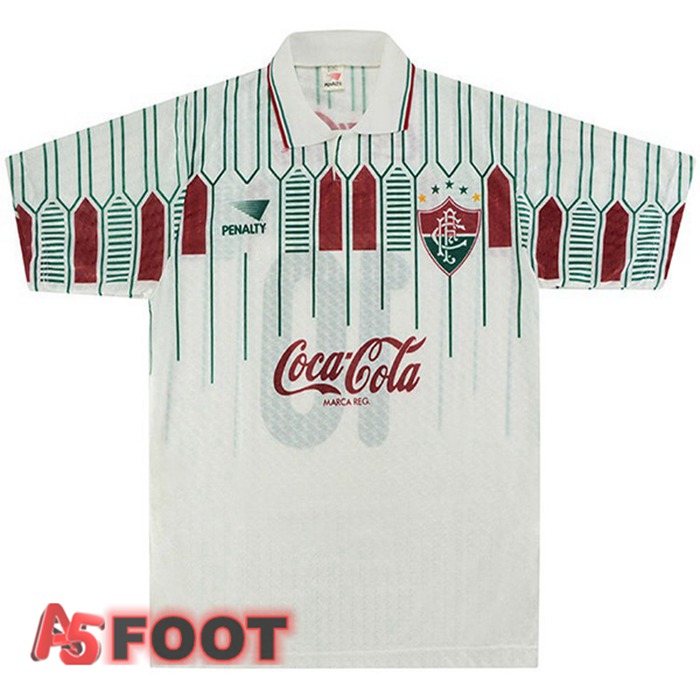 Maillot de Foot Fluminense Retro Exterieur Blanc 1989-1990