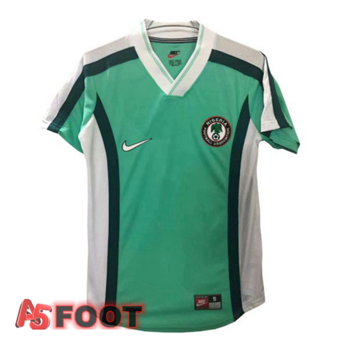 Maillot de Foot Nigeria Retro Domicile Vert 1998