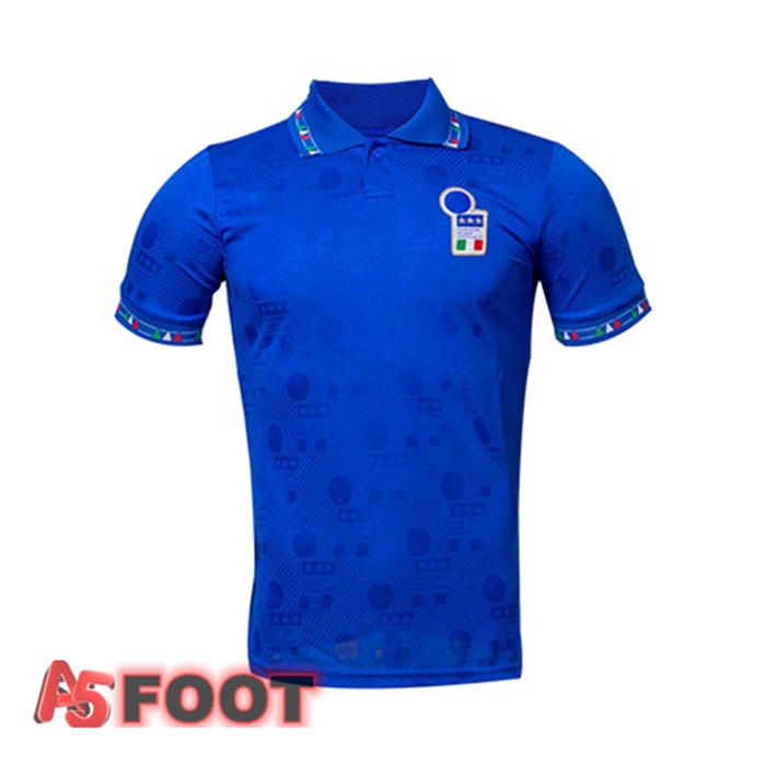 Maillot de Foot World Cup Italie Retro Domicile Bleu 1994