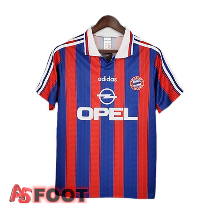 Maillot de Foot Bayern Munich Retro Domicile Rouge 1995-1997