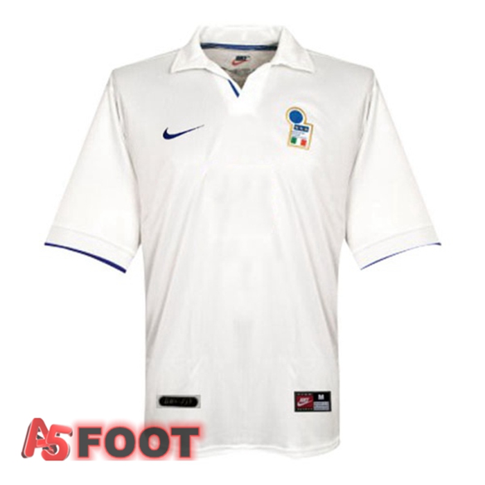 Maillot de Foot World Cup Italie Retro Exterieur Blanc 1998