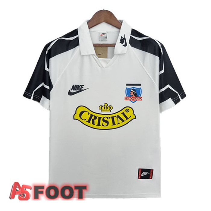 Maillot de Foot Colo-Colo Retro Domicile Blanc 1995