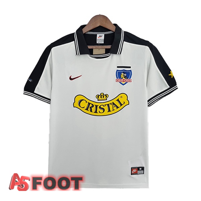 Maillot de Foot Colo-Colo Retro Domicile Blanc 1999