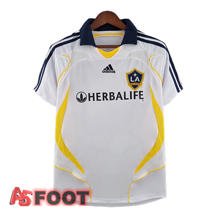 Maillot de Foot LA Galaxy Retro Domicile Blanc 2007