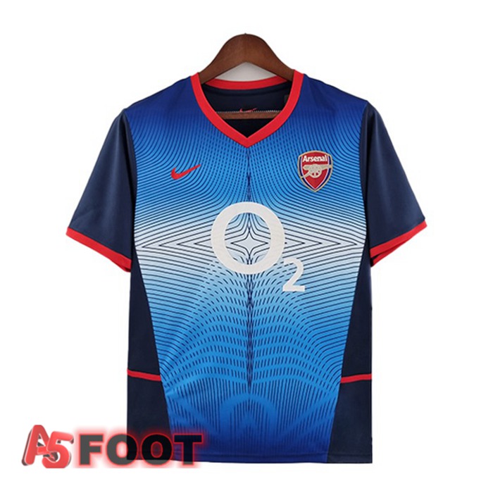 Maillot de Foot Arsenal Retro Exterieur Bleu 2002-2004