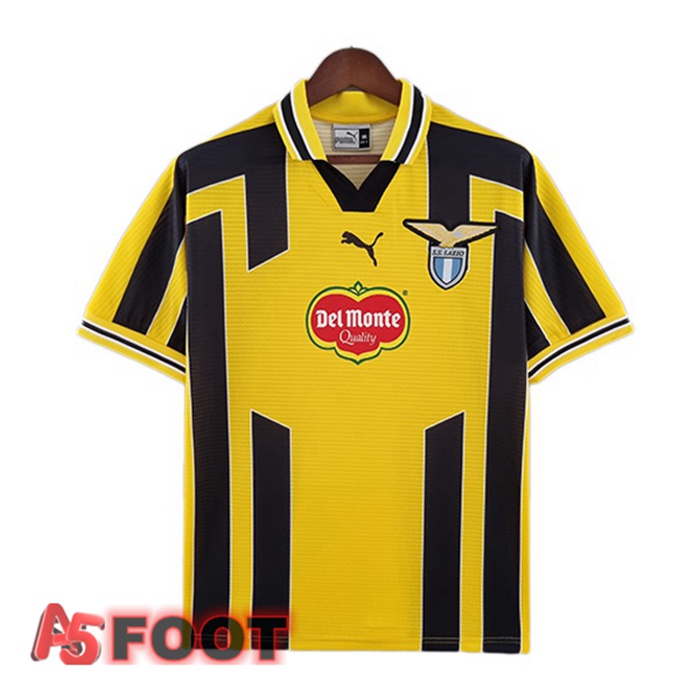 Maillot de Foot SS Lazio Retro Third Jaune 1998-2000