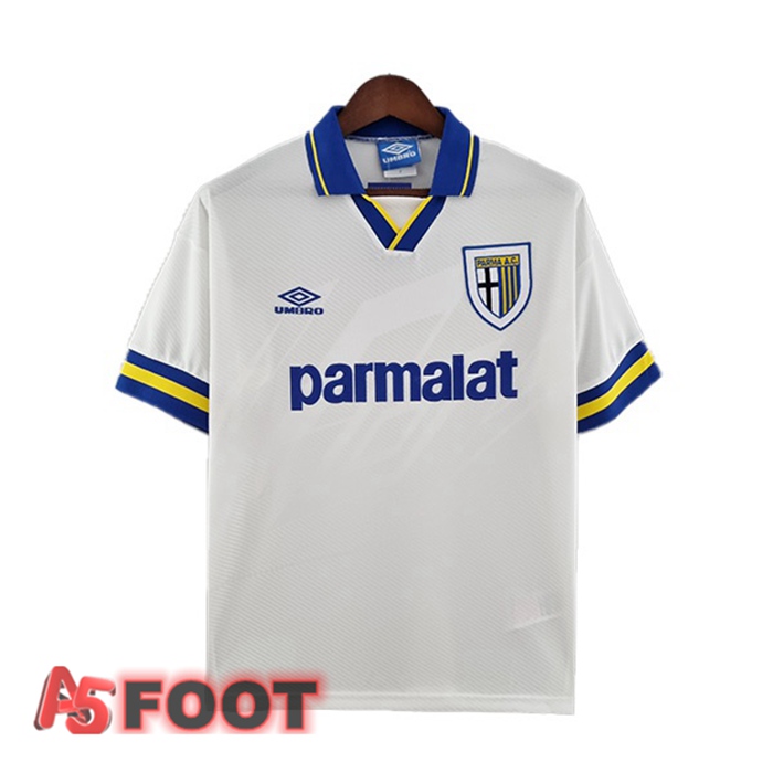 Maillot de Foot Parma Calcio Retro Exterieur Blanc 1993-1995
