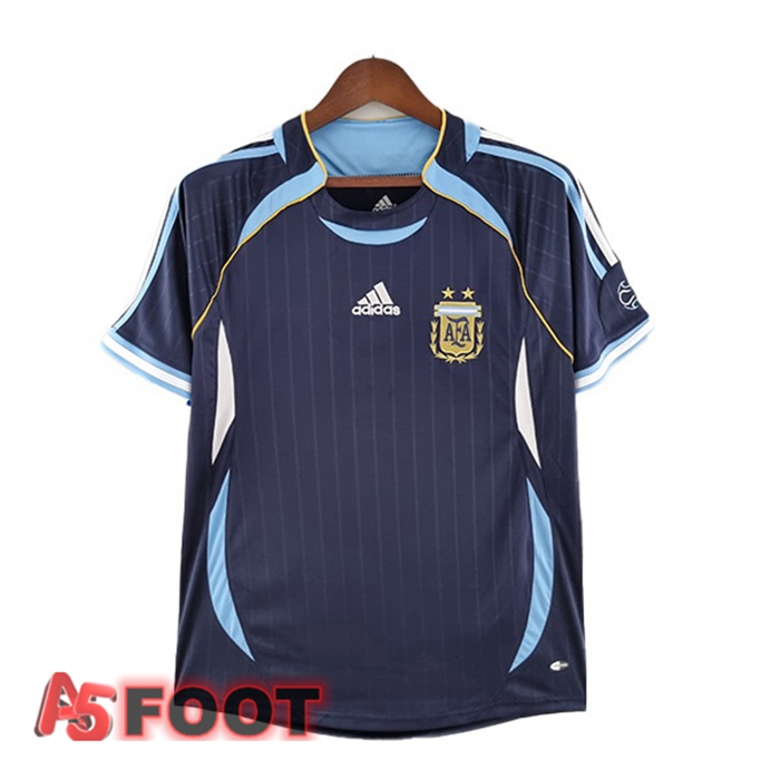Maillot de Foot Argentine Retro Exterieur Bleu 2006