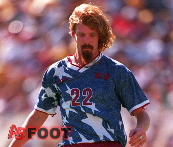 Maillot de Foot World Cup Etats-Unis Retro Exterieur Bleu 1994