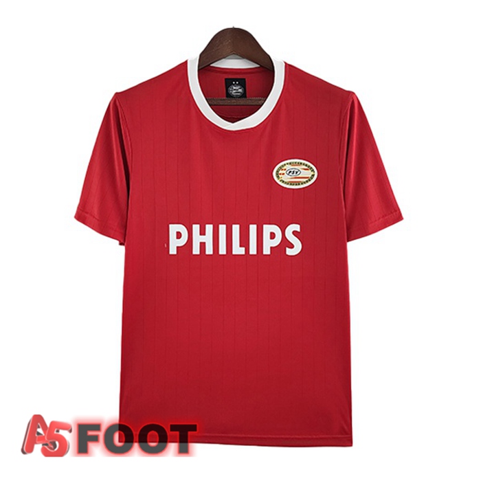 Maillot de Foot PSV Eindhoven Retro Domicile Rouge 1988-1989