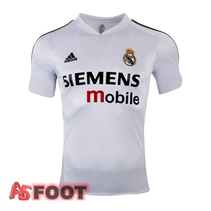 Maillot de Foot Real Madrid Retro Domicile 2004-2005