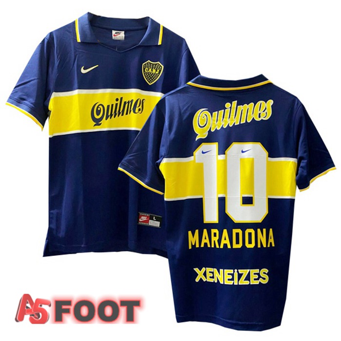 Maillot de Foot Boca Juniors Retro Domicile MARADONA #10 1997-1998