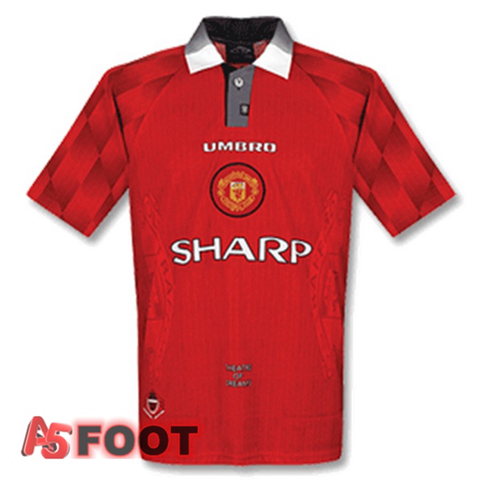 Maillot de Foot Manchester United Retro Domicile 1996-1998