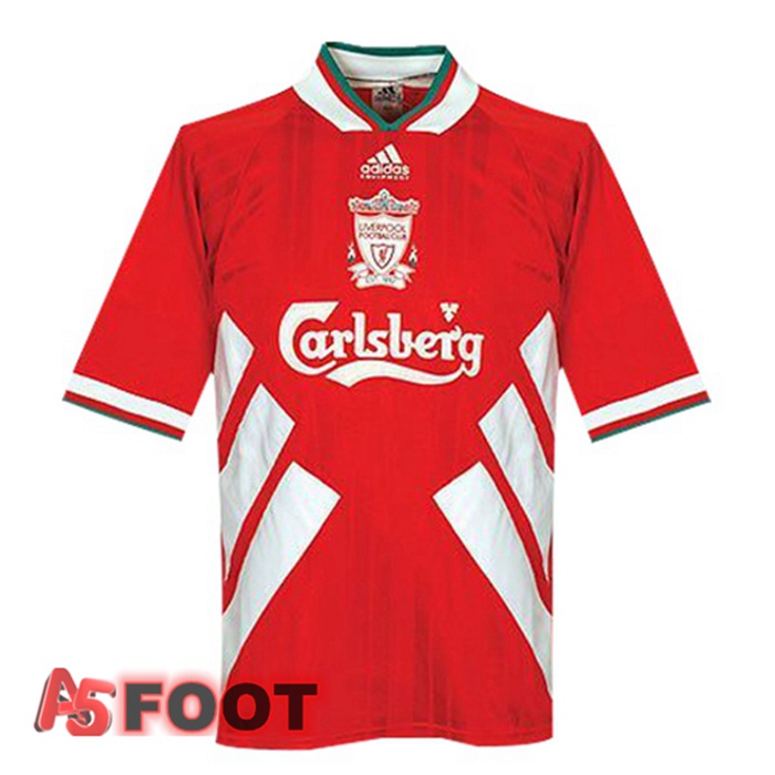 Maillot de Foot FC Liverpool Retro Domicile Rouge 1993-1995