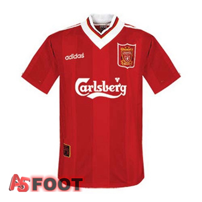 Maillot de Foot FC Liverpool Retro Domicile Rouge 1995-1996