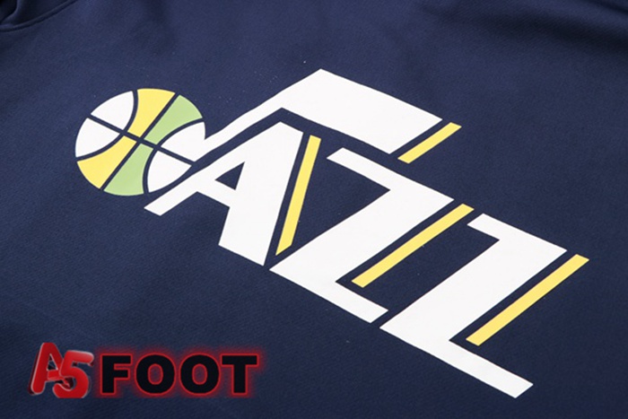 Veste A Capuche Survetement NBA Utah Jazz Bleu Royal 2022/2023