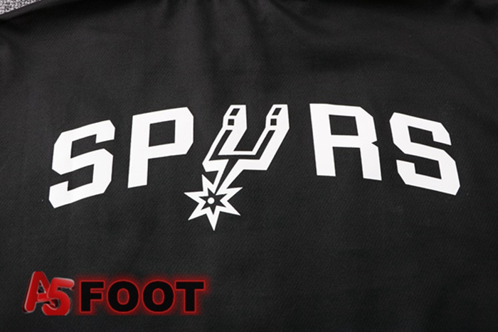 Veste A Capuche Survetement NBA San Antonio Spurs Noir 2022/2023
