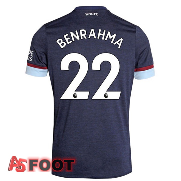 Maillot West Ham United (BENRAHMA 22) Third Bleu 2021/22