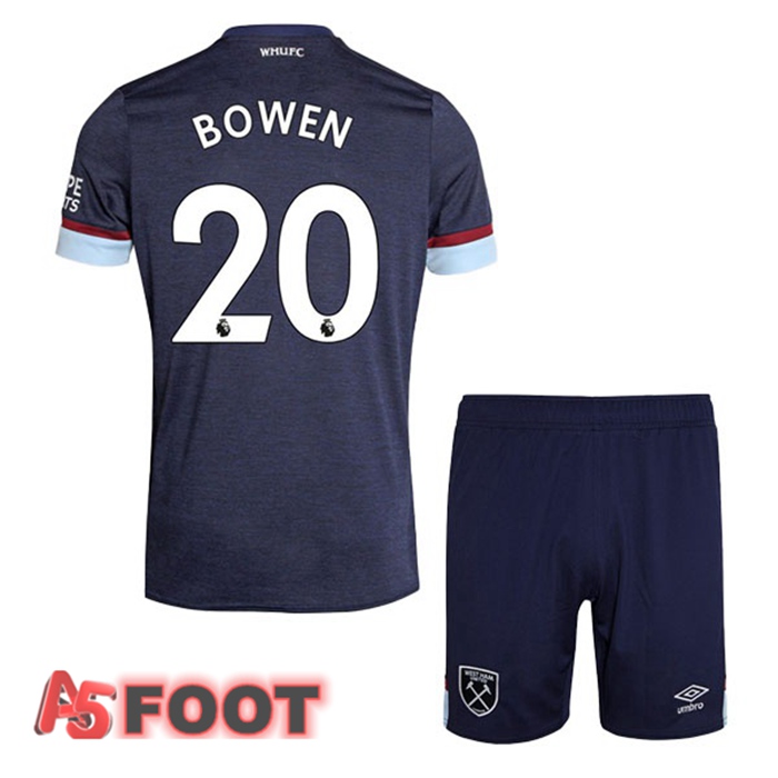 Maillot West Ham United (BOWEN 20) Enfant Third Bleu 2021/22