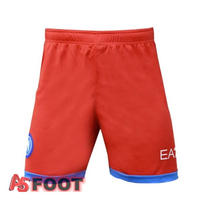 Short Foot SSC Naples Quatrieme Rouge 21/22