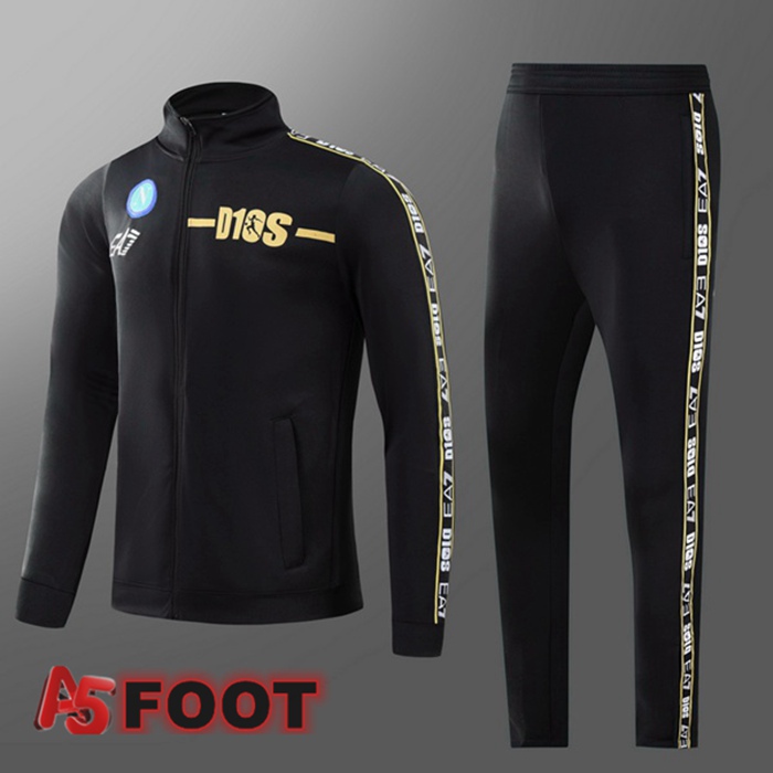 Survetement De Foot SSC Naples Enfant Noir 22/23